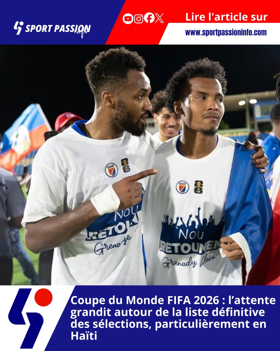 Coupe du Monde FIFA 2026 : l’attente grandit autour de la liste définitive des sélections, particulièrement en Haïti