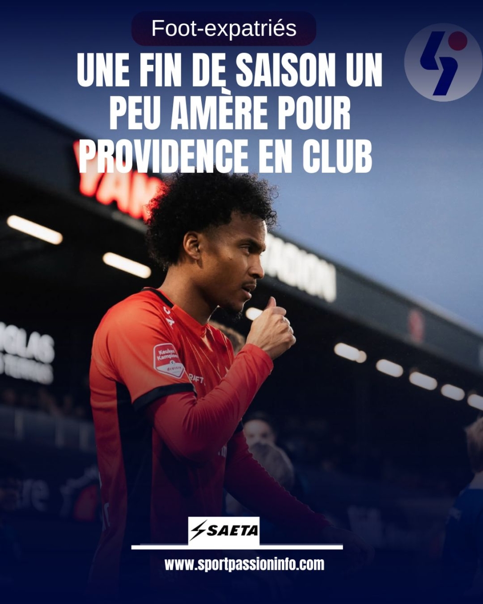 Foot-expatriés: Une fin de saison un peu amère pour Providence en club