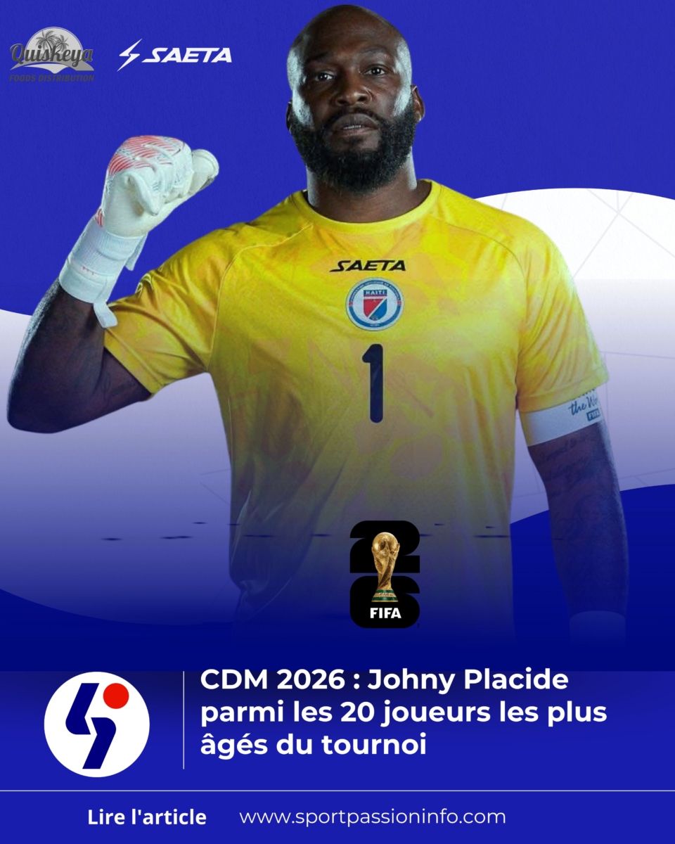 CDM 2026 : Johny Placide parmi les 20 joueurs les plus âgés du tournoi