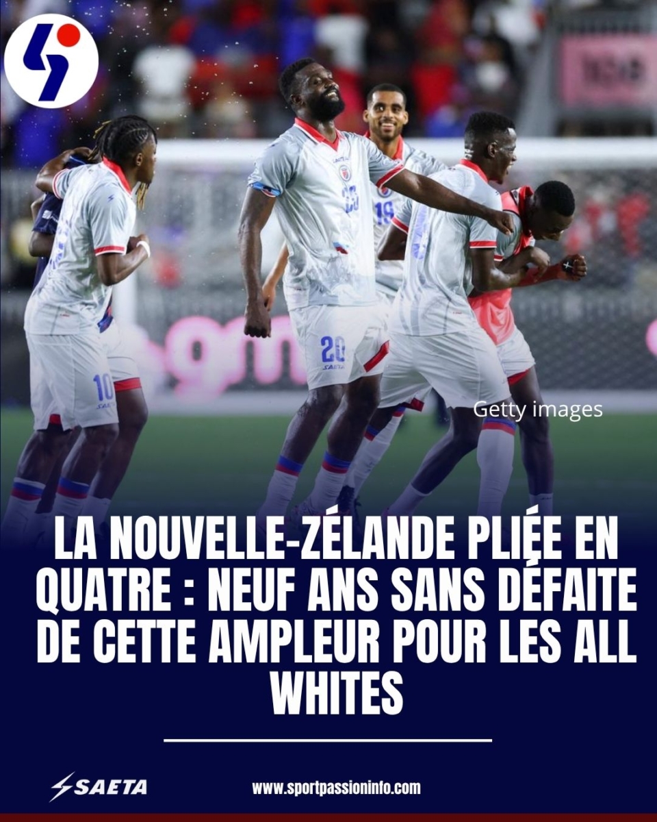 La Nouvelle-Zélande pliée en quatre : neuf ans sans défaite de cette ampleur pour les All Whites