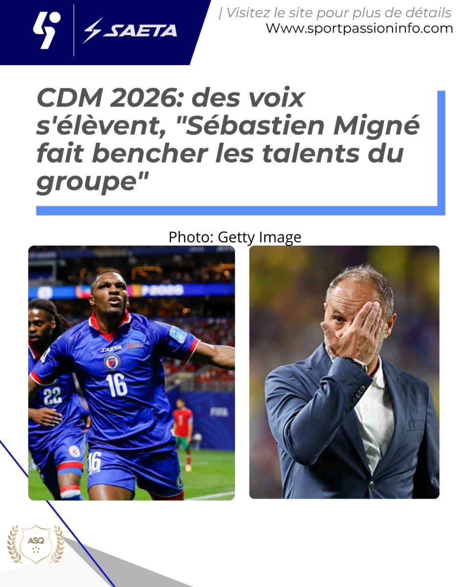 CDM 2026: des voix s&rsquo;élèvent, « Sébastien Migné fait bencher les talents du groupe »
