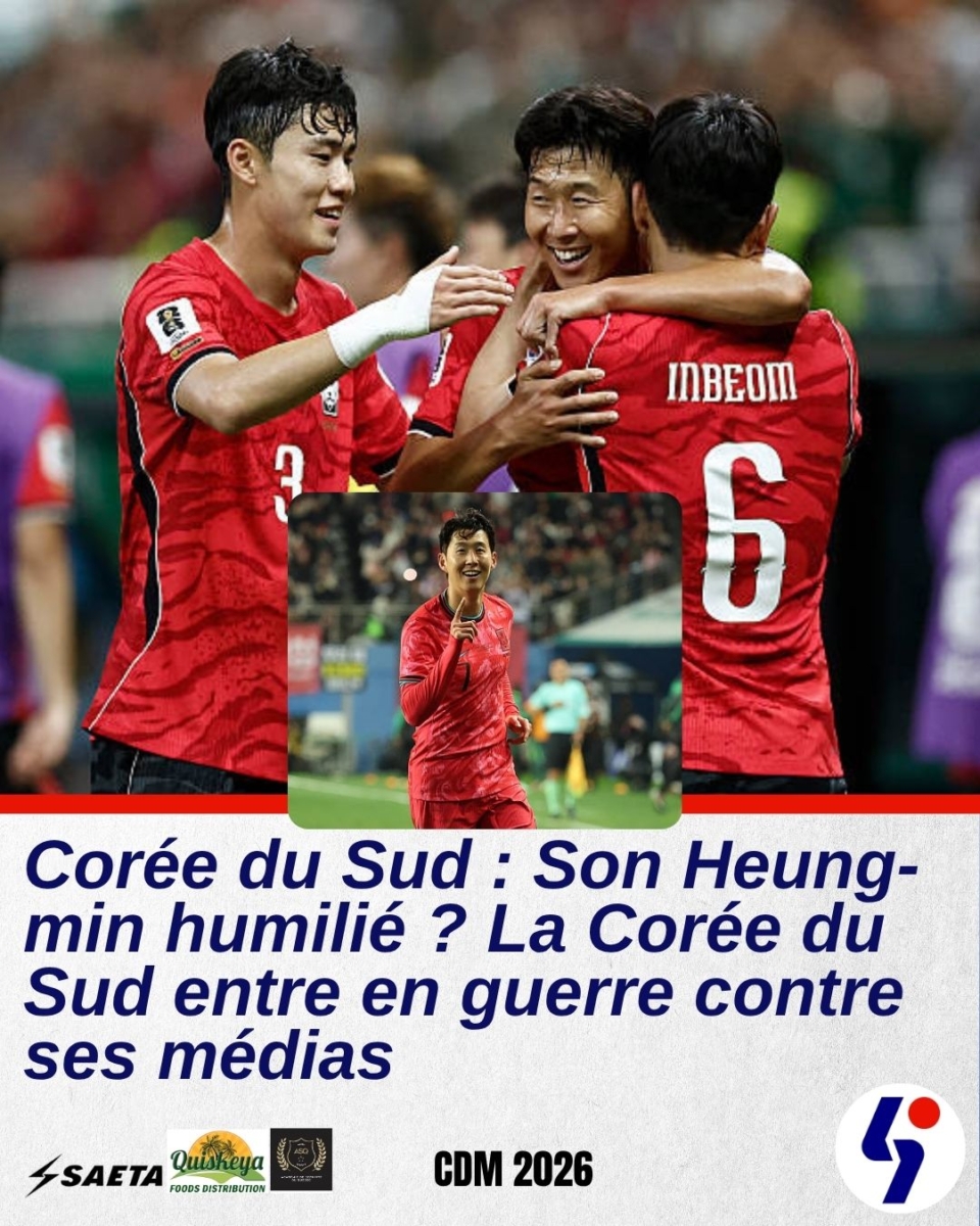 CDM 2026: Son Heung-min humilié ? La Corée du Sud entre en guerre contre ses médias